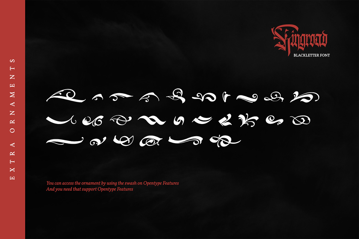Kingroad, a Blackletter Font by Vintage Division (Photo 8 of 10)