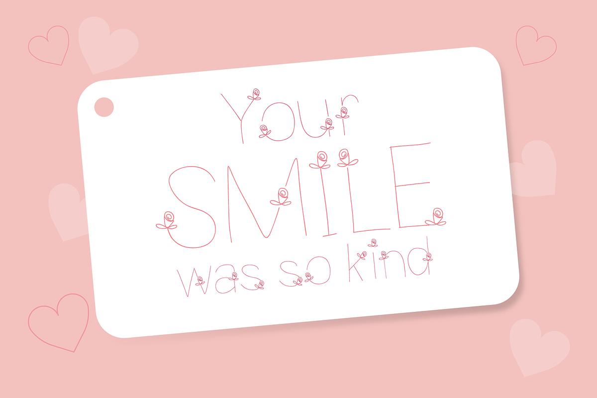 Rose - Elegant Handwritten Font, a Handwritten Font by Waris Studio (Photo 7 of 7)
