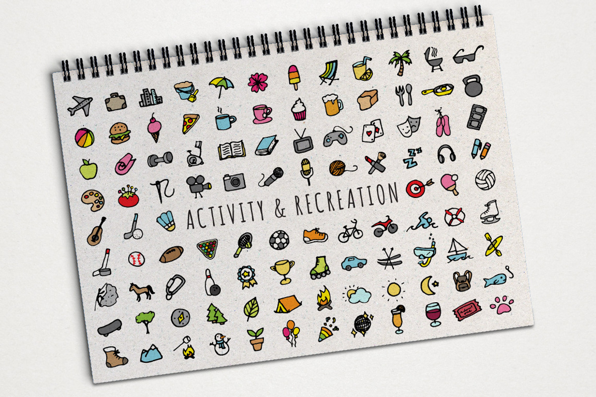Activity & Recreation Icons Clipart, an Icon by Lemonade Pixel (Photo 7 of 7)