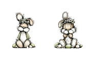 Watercolor easter bunny clipart Png, an Illustration by SinaCreation (Thumbnail 4 of 11)