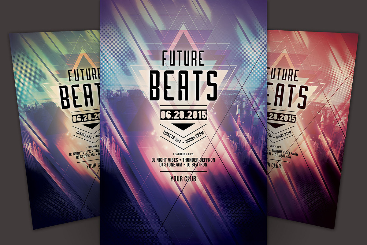 Future Beats Flyer, a Flyer Template by styleWish