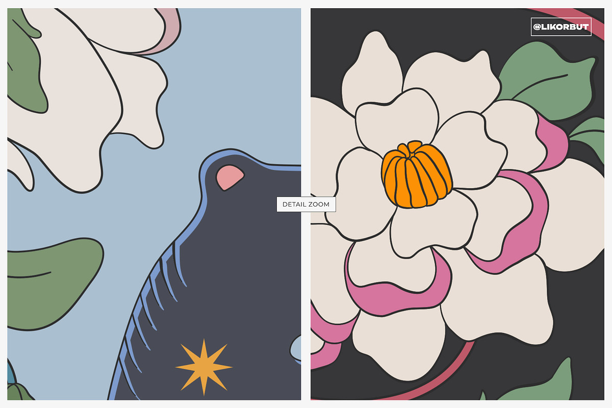 Medieval Floral Seamless Pattern, a Pattern Graphic by likorbut (Photo 6 of 13)
