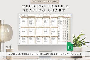 Google Sheets Wedding Seating Chart