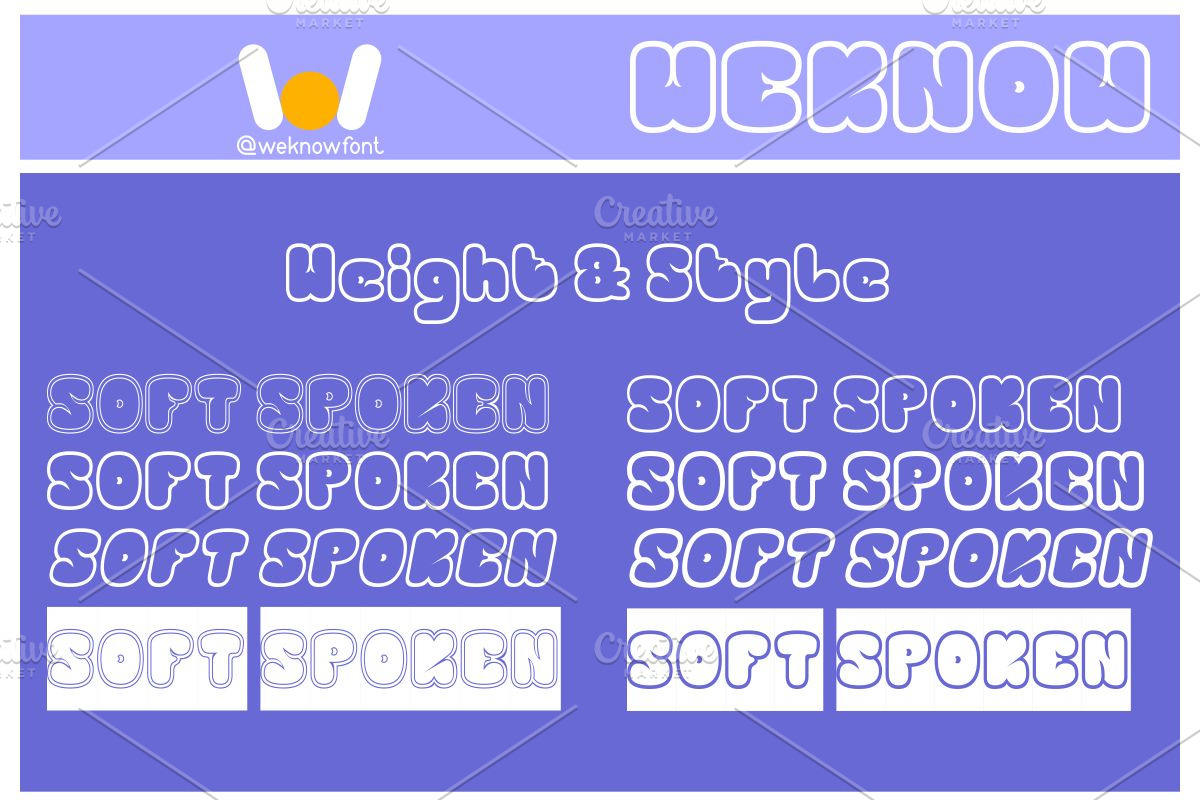 Soft Spoken font, a Font by weknow (Photo 7 of 8)