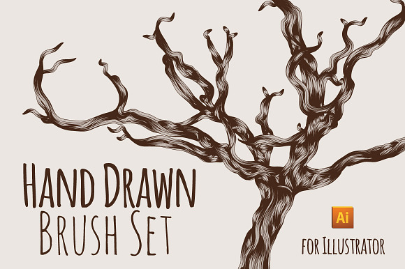 Vector Hand Drawn Sketch Brush Set preview 6