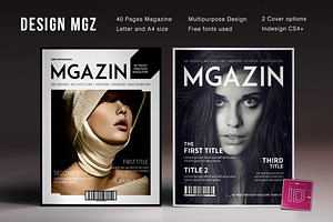 8 InDsgn Magazine Brochure Templates