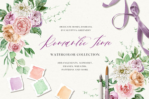 ROMANTIC TIME Watercolor Collection