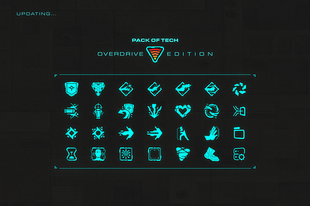 Pack of Tech: Overdrive Edition, an Icon by Cosmontium Creative