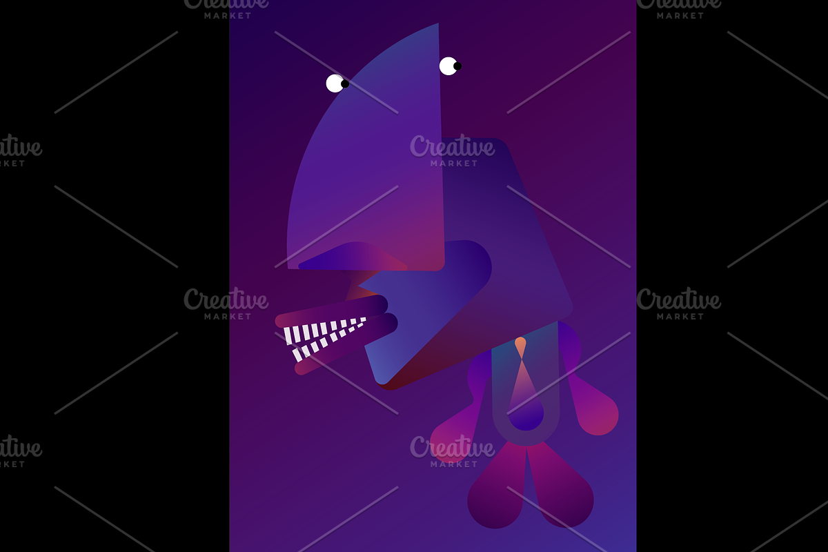 Characters with wild colors, a Person Illustration by Yapida (Photo 1 of 3)