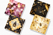 Princess Bee Digital Paper Bundle, an Object Graphic by Regulrcrative (Thumbnail 2 of 4)