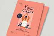 Yoga Class Flyer, a Flyer Template by Guuver (Thumbnail 2 of 2)