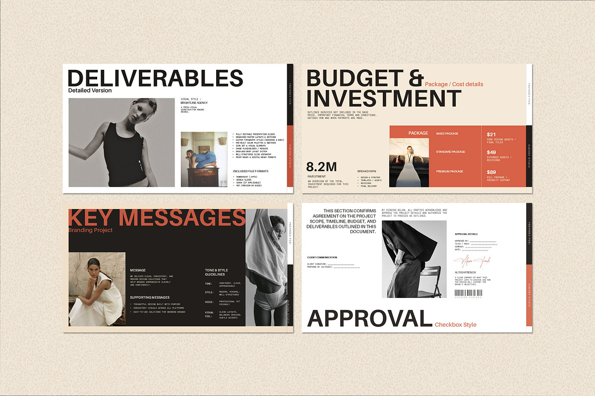 Creative Brief Presentation Template, a Presentation Template by Graphpexel