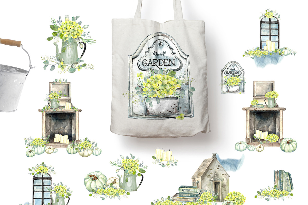Lunar Hydrangea, an Illustration by JennyColorArt (Photo 3 of 9)