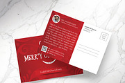 Red Christmas Church Postcard PSD, a Card Template by Godserv Designs (Thumbnail 2 of 11)