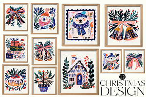 Christmas Frame clipart, an Illustration by Designworld