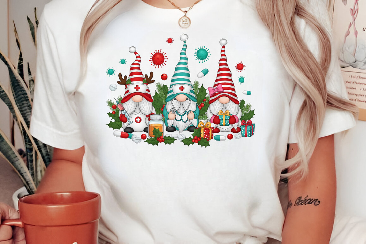 Christmas Nurse Png, an Illustration by Craft Nest (Photo 2 of 6)