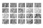 20 Wrinkled Paper Texture, a Texture Graphic by CCPreset (Thumbnail 2 of 3)