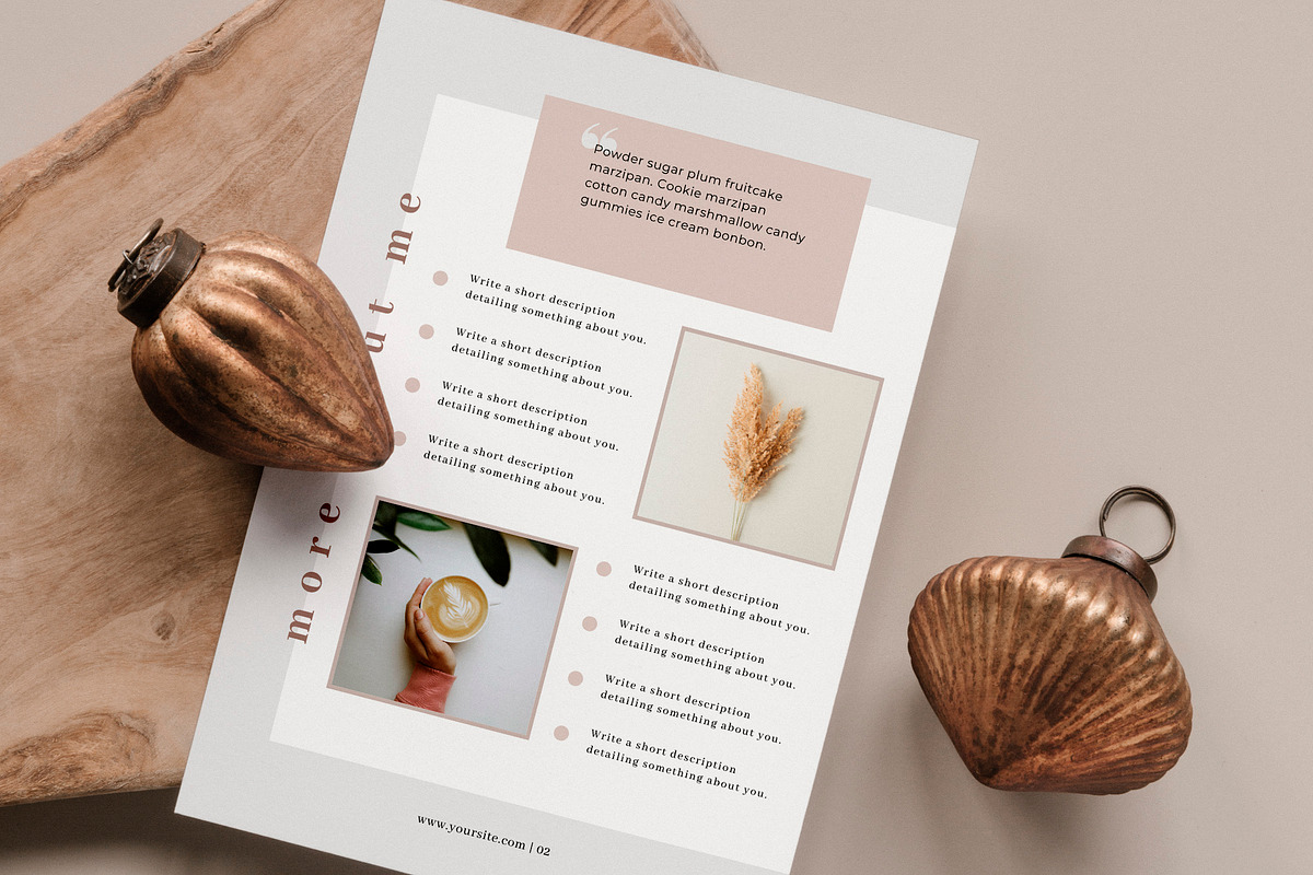 Media Kit Canva Template | EYRA, a Brochure Template by Studio Next (Photo 3 of 9)