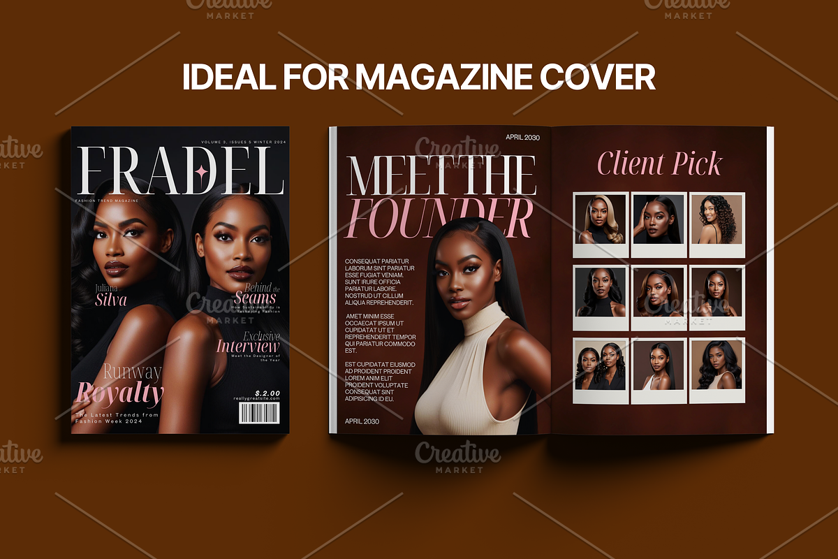 Luxury Raw Hair black models Photos, a Beauty & Fashion Photo by My Template Studio (Photo 7 of 12)