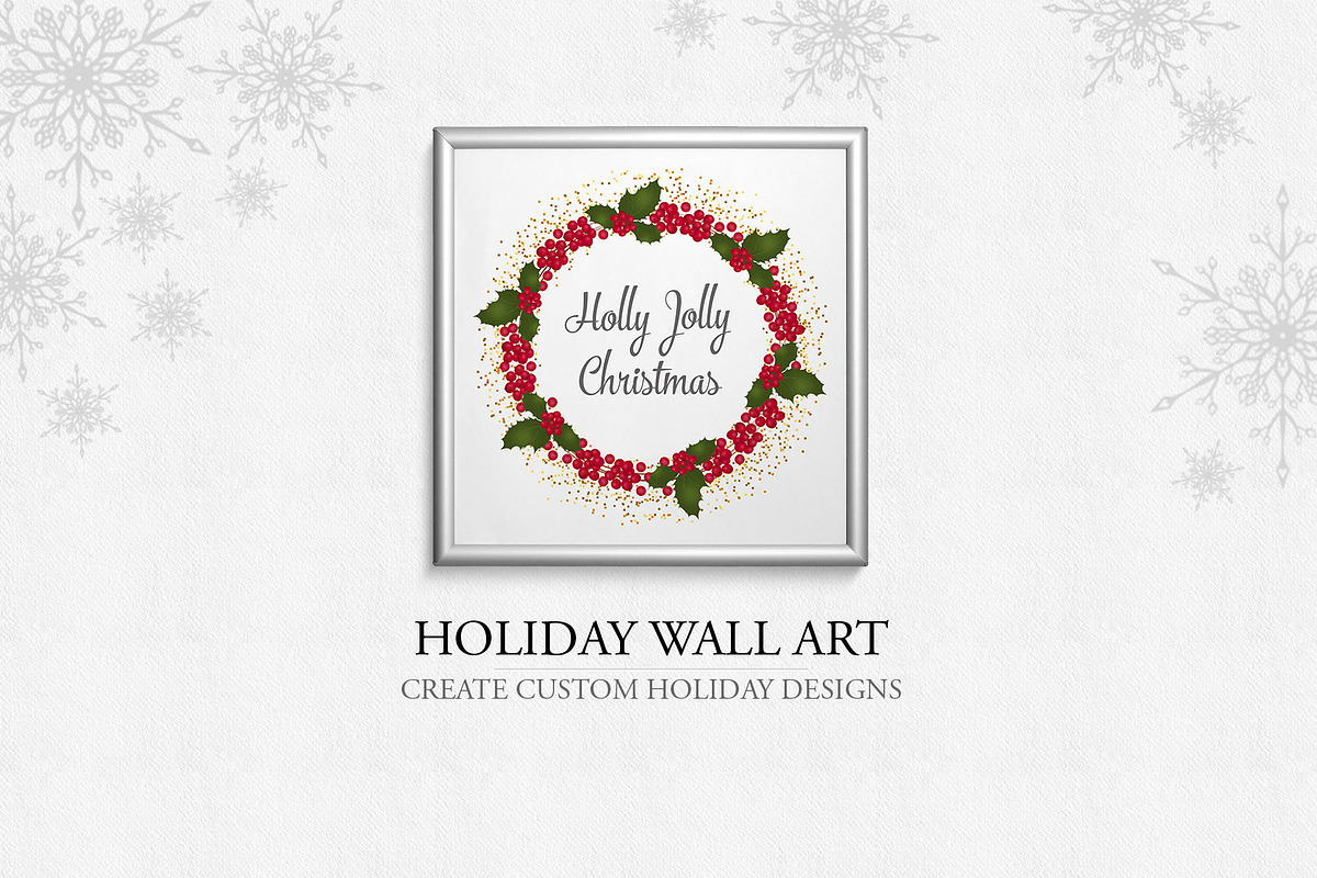 Holiday Alphabet Design Set, a Decorative Illustration by Maggie Stilwell Design (Photo 5 of 10)