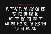 Vision Of Sorrow, a Blackletter Font by HATFSTUDIO (Thumbnail 9 of 9)