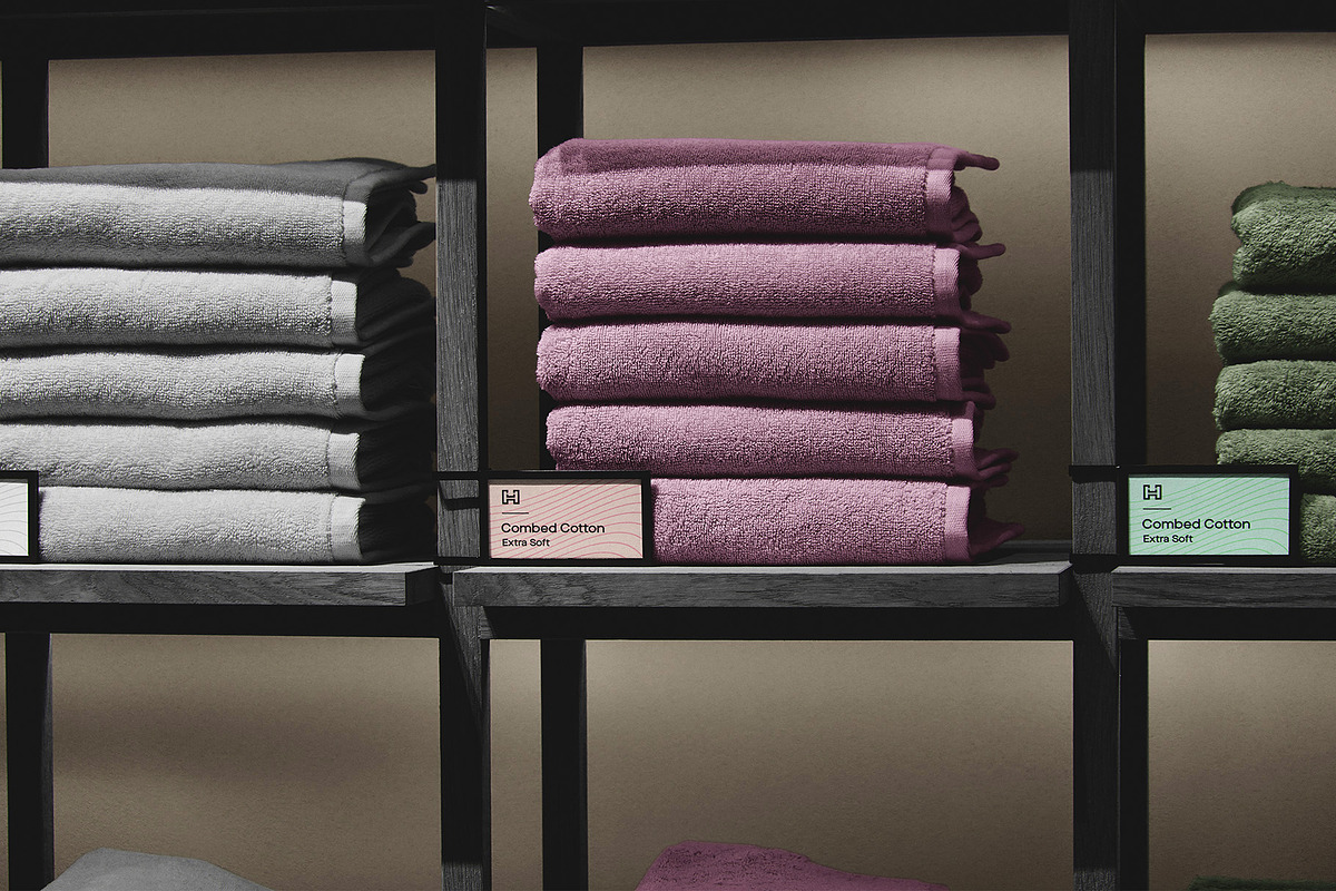 Shelf Towels Labels Mockup, a Product Mockup by Asylab (Photo 4 of 5)
