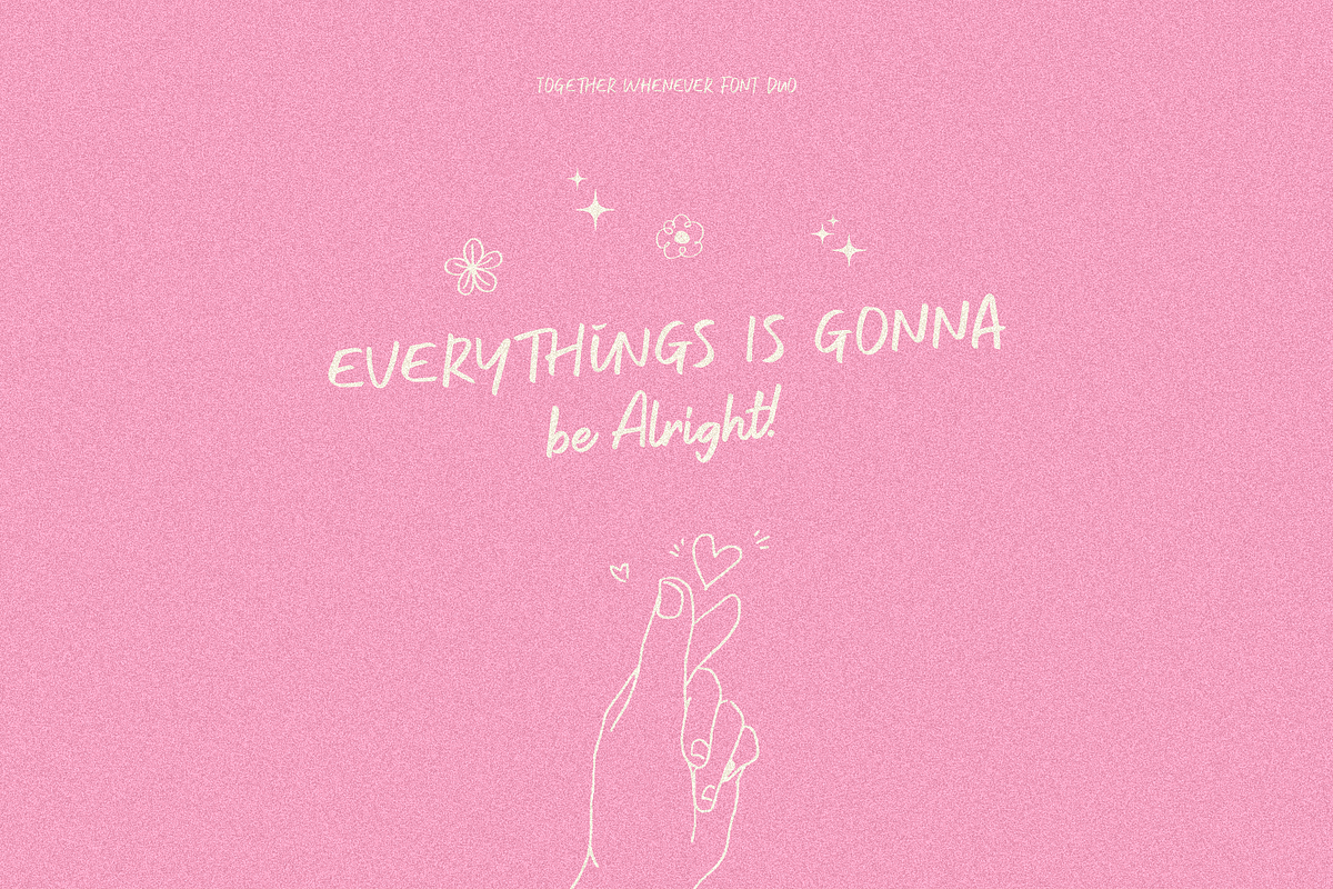 Together Whenever Font Duo, a Script Font by Invasi Studio (Photo 11 of 11)