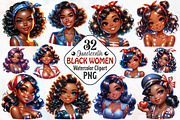 Juneteenth Black Women Sublimation, an Illustration by RobertsArt (Thumbnail 1 of 7)