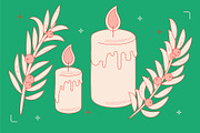 Christmas Decorations Vector, a Decorative Illustration by TheFoodAtlas (Thumbnail 6 of 19)