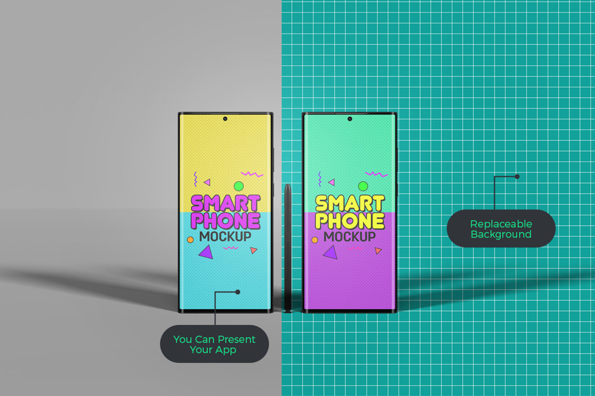 S22 Ultra Mockup Set, a Device Mockup by Modern Studio (Photo 2 of 14)