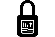 Padlock and Security Keyhole, a Technology Illustration by balal (Thumbnail 2 of 13)