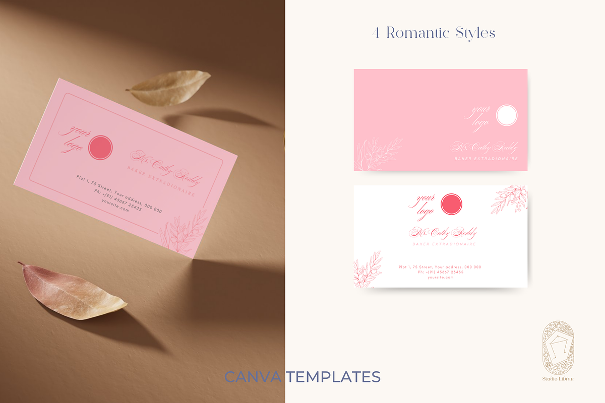 Strawberry Fields Business Cards, a Business Card Template by the Studio Libran (Photo 2 of 3)