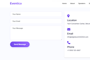 Modern Event & Webinar Landing Page, a HTML Template by StevenIMANZI (Thumbnail 6 of 8)