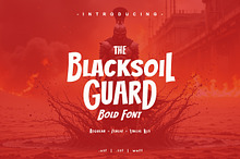 Blacksoil Guard Font