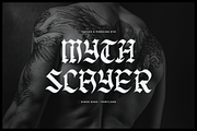 Jeff Zorvyk | Blackletter Typeface, a Blackletter Font by Denustudios (Thumbnail 8 of 12)