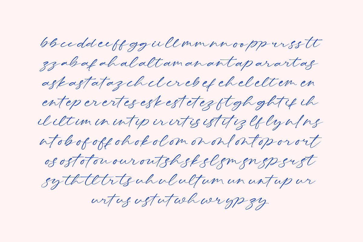 Letters Blushing Touch Sticky Note, a Script Font by Letterena Studios Script (Photo 13 of 15)
