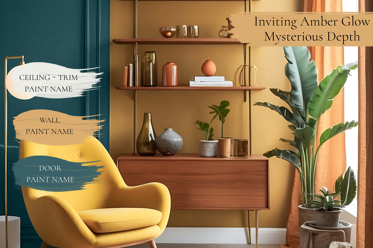 Sw Mid Century Modern Paint Palette, a Presentation Template by CONCEPT COLORS (Photo 4 of 9)