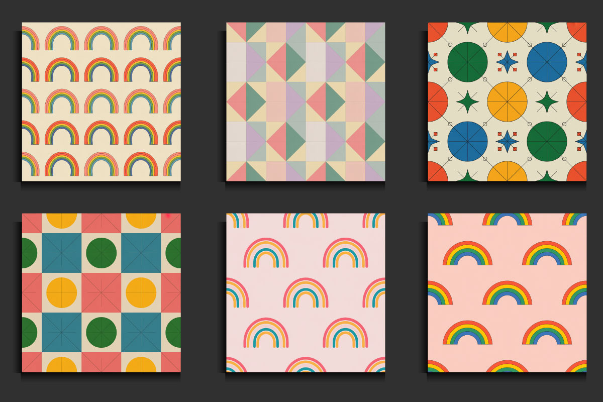24 Minimalism Seamless Patterns, a Pattern Graphic by protabsorkar11 (Photo 4 of 4)