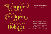 Floura Bright, a Serif Font by ahweproject (Thumbnail 3 of 10)
