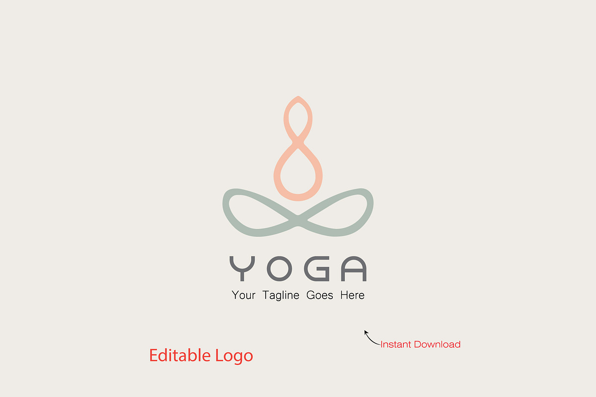 Modern Yoga Logo Design, a Branding & Logo Template by YUDesignStore (Photo 1 of 9)