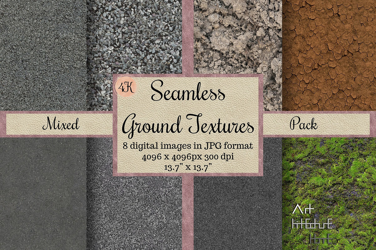 Seamless Ground Textures - Mixed, a Texture Graphic by Arthitecture Home (Photo 1 of 11)