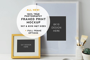 Artist Series Framed Print Mockup #8