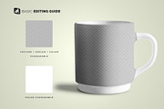 Porcelain Coffee Cups Set Mockup, a Cups & Container Mockup by Designertale (Thumbnail 9 of 12)