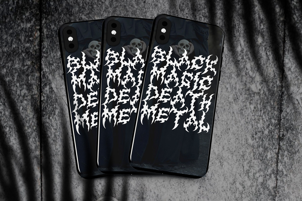 Serpent Horror Metal Gothic Display, a Blackletter Font by dansdesign (Photo 8 of 12)
