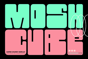 Mosh Cube - A Super Chunky Display