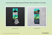 Athletic Socks Packaging Mockup, a Shirt Mockup by Komet & Flicker (Thumbnail 2 of 9)
