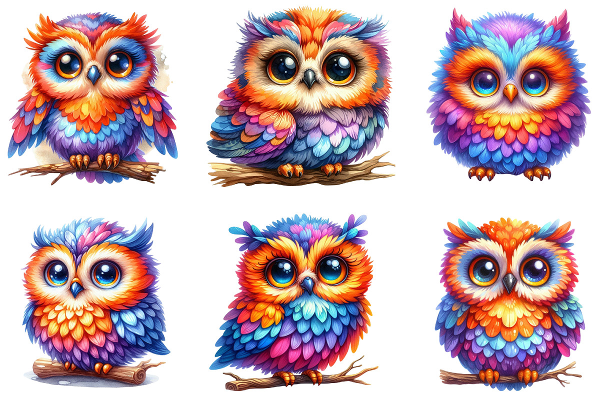 Whimsical Owl, a Seasonal Illustration by DreamArtGraphic (Photo 4 of 4)