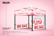 Outdoor Canopy Tent Mockup Set, an Advertising Mockup by Se٧enStudio (Thumbnail 1 of 8)