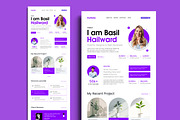 Portfolio Landing Page Web Template, a Landing Page Template by MightyDesign (Thumbnail 1 of 8)