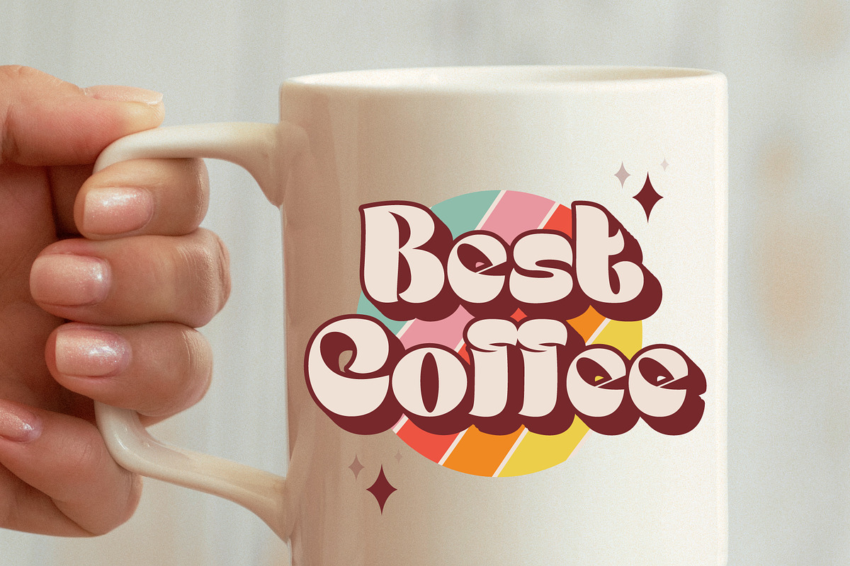 Stay Retro font, a Handwritten Font by KengGraphic (Photo 7 of 10)